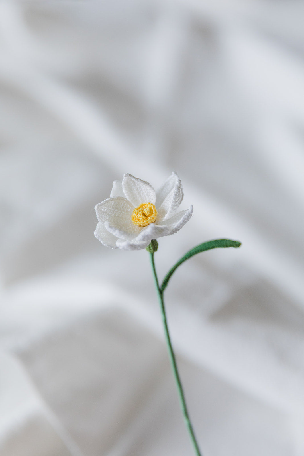 Microcrochet Daffodil Bookmark