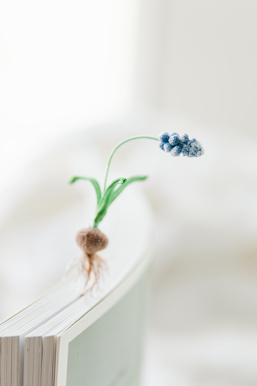 Microcrochet Grape Lily Bookmark