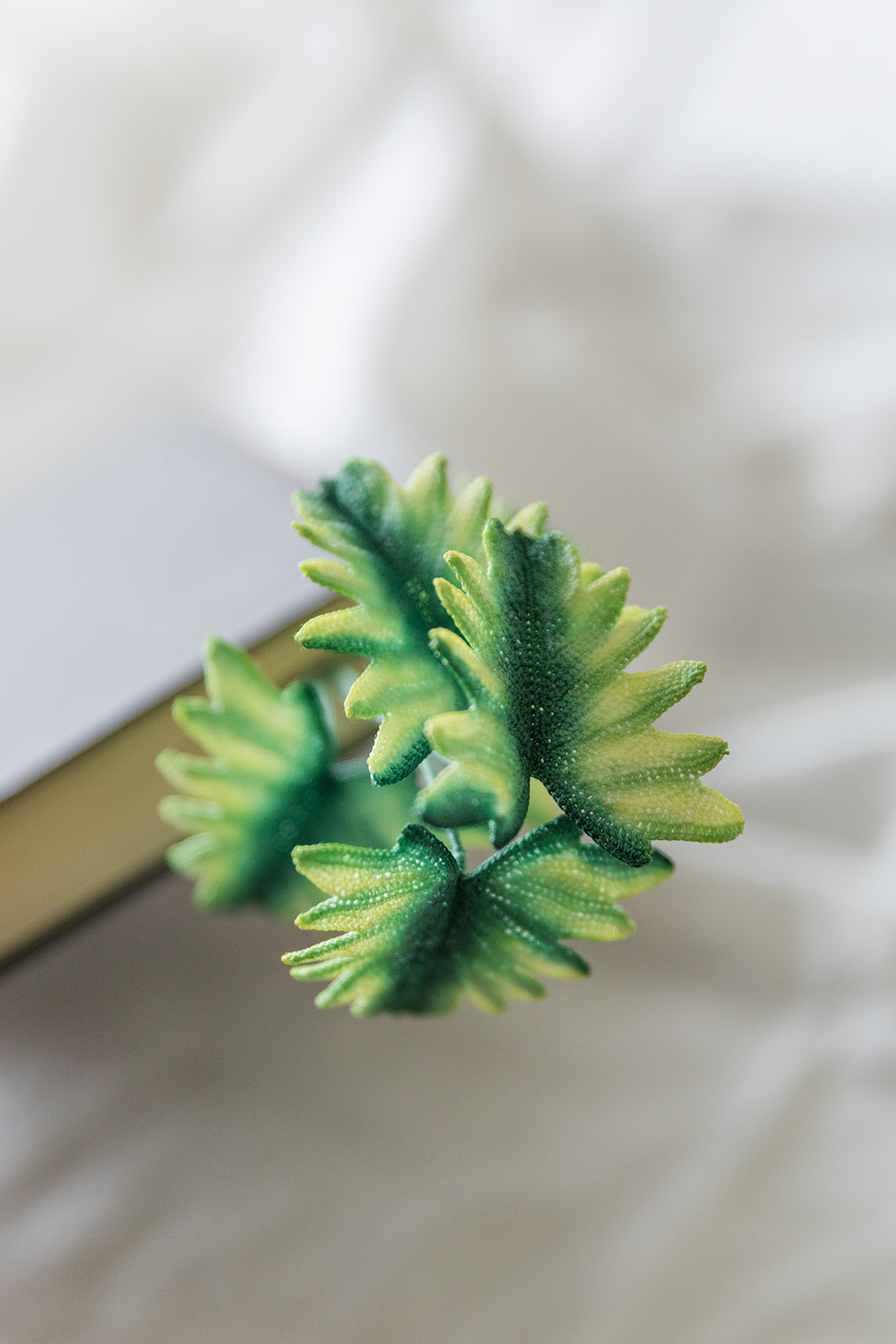 Microcrochet Philodendron Bookmark