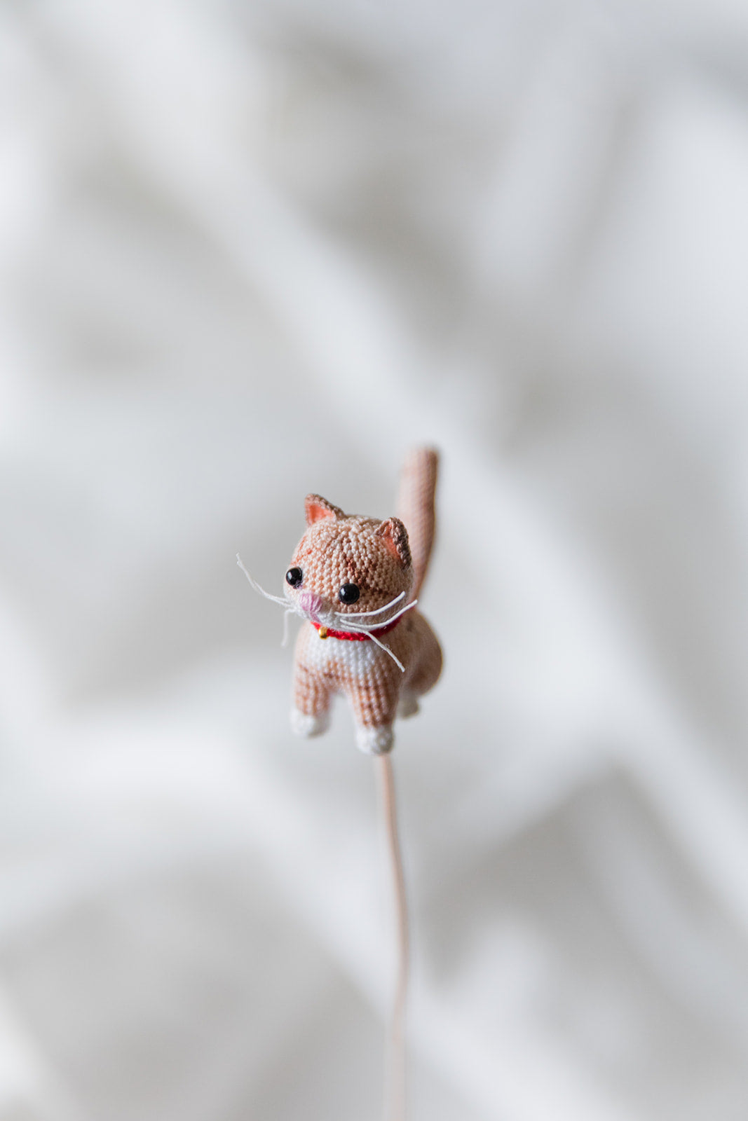 Microcrochet Cat Bookmark