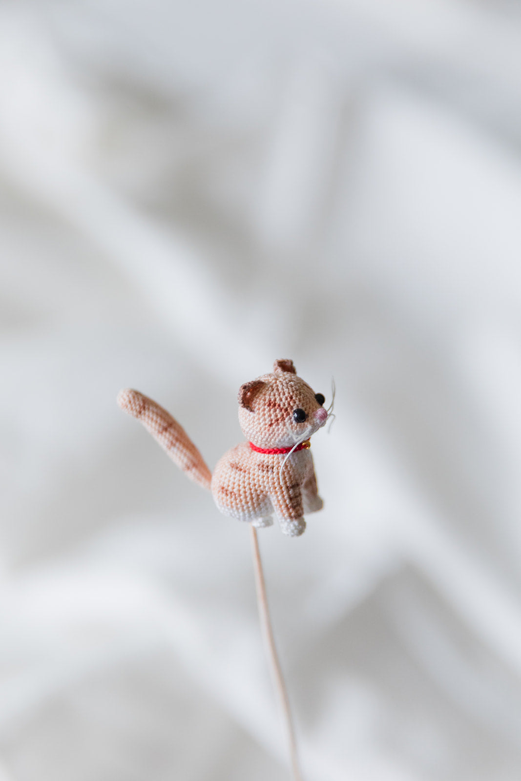 Microcrochet Cat Bookmark
