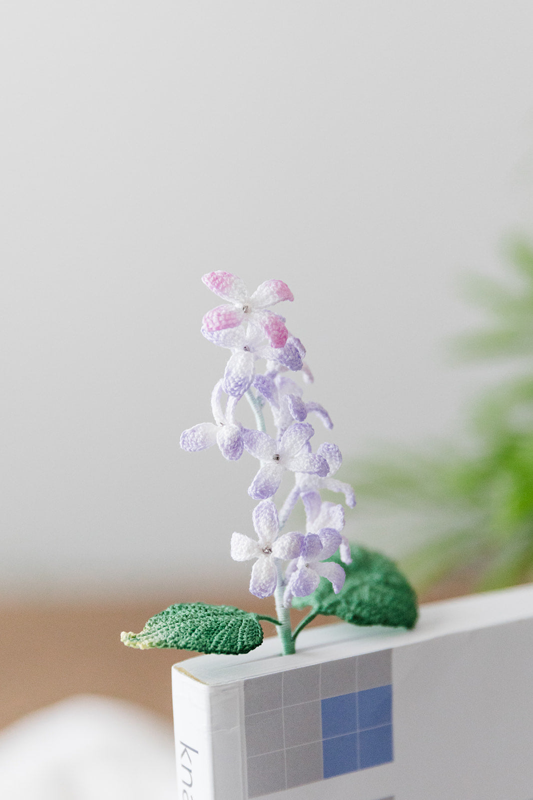 Microcrochet Lilac Bookmark