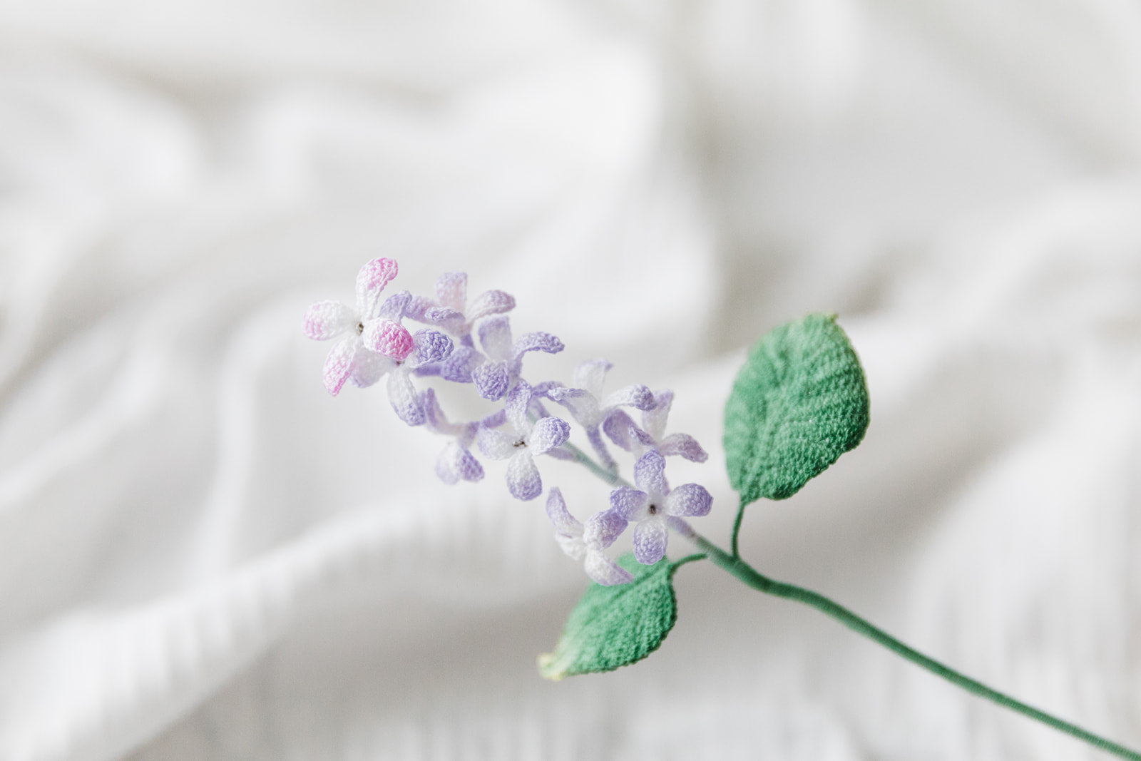 Microcrochet Lilac Bookmark