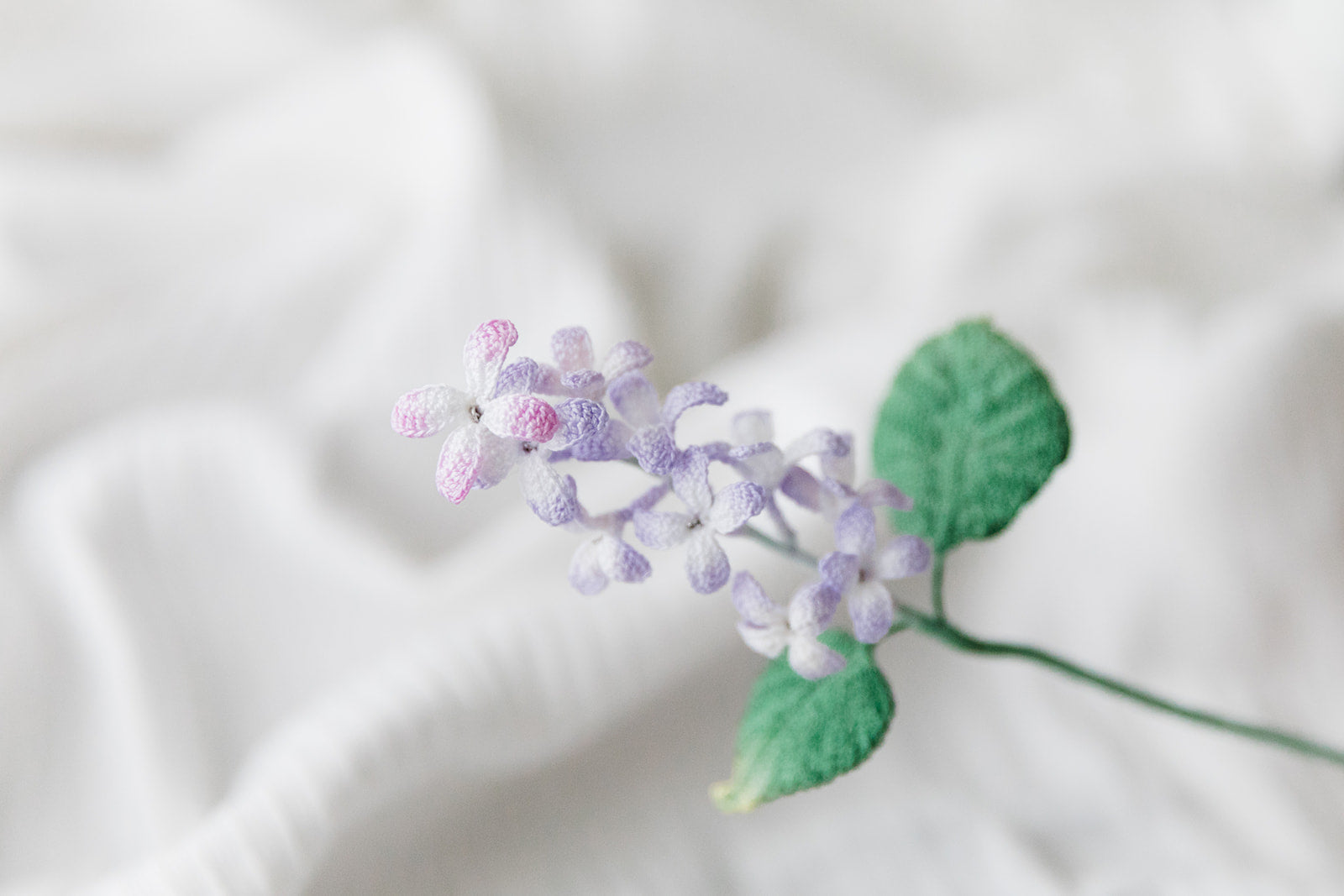 Microcrochet Lilac Bookmark