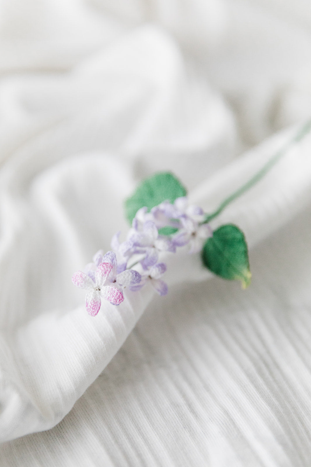 Microcrochet Lilac Bookmark