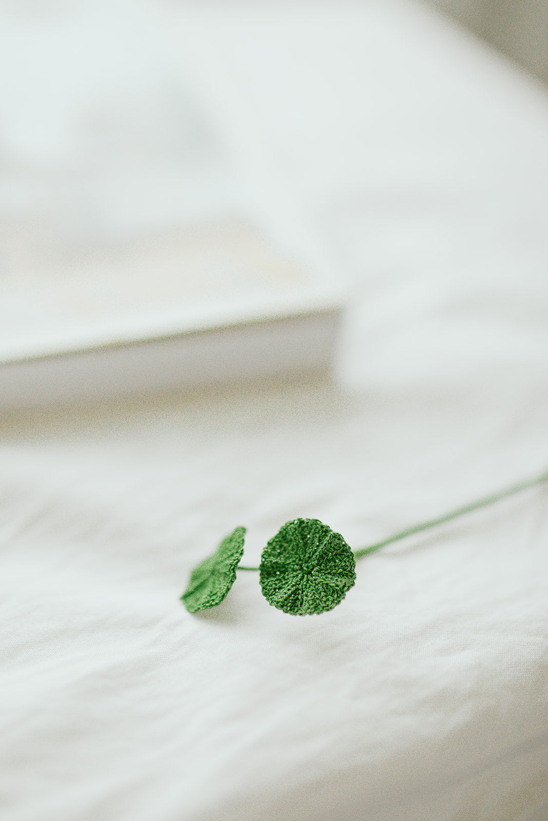 Microcrochet Money Plant Bookmark